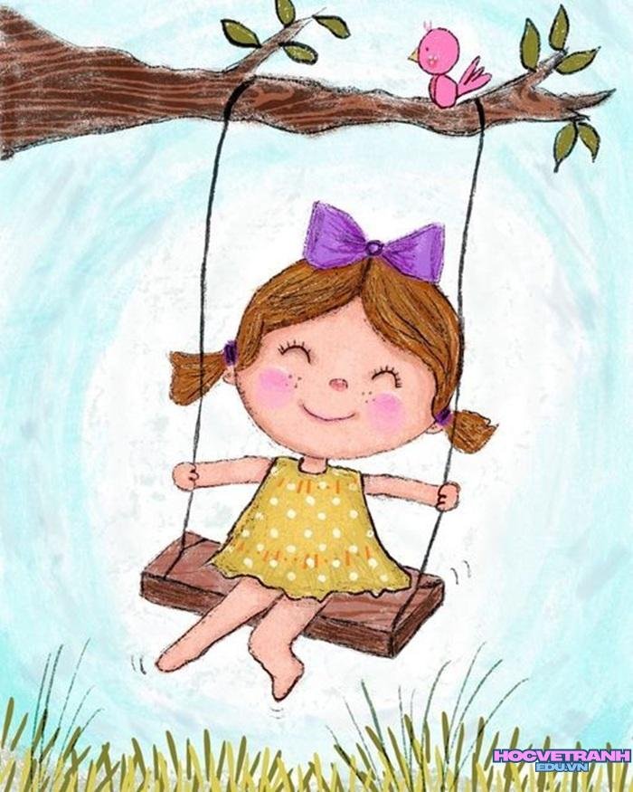 mẫu vẽ tranh chuyển động dễ vẽ