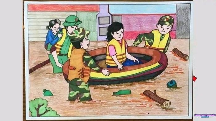 mẫu vẽ tranh chuyển động ý nghĩa