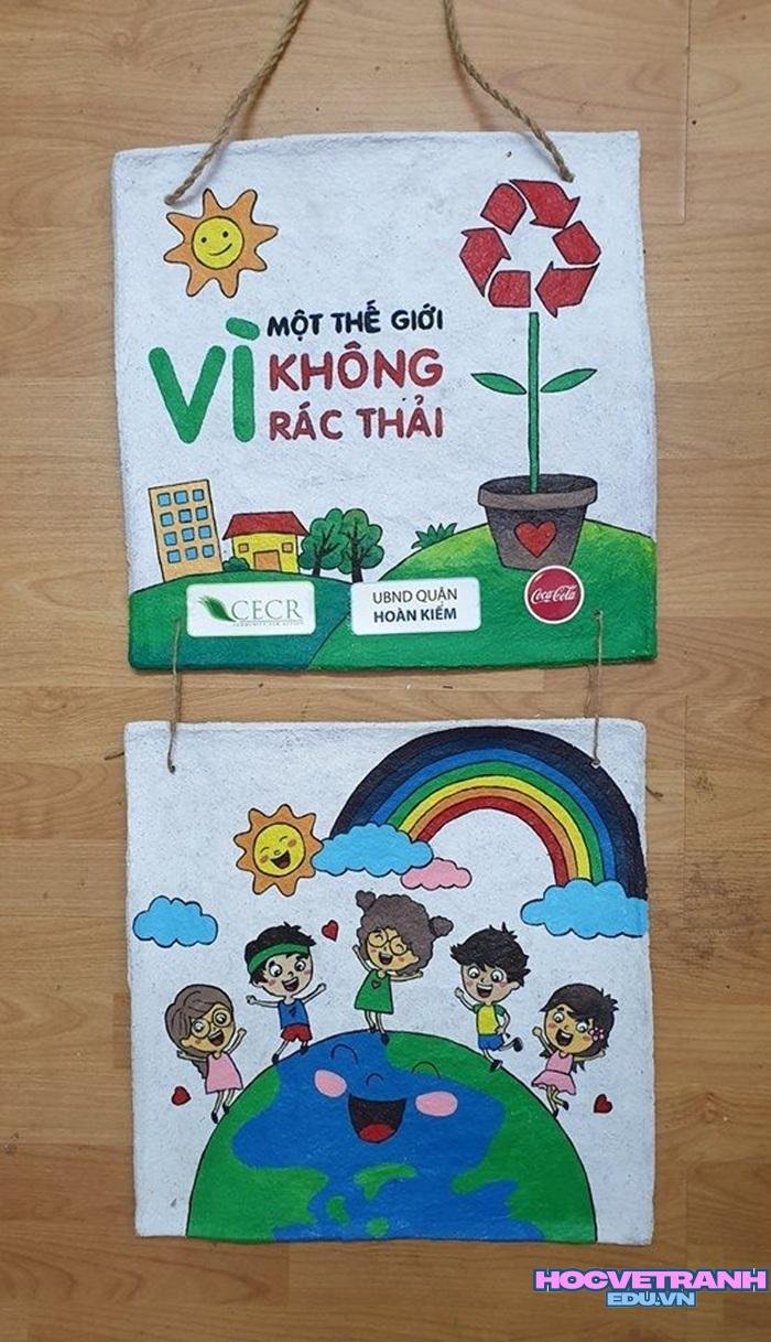 mẫu vẽ tranh cổ động đơn giản