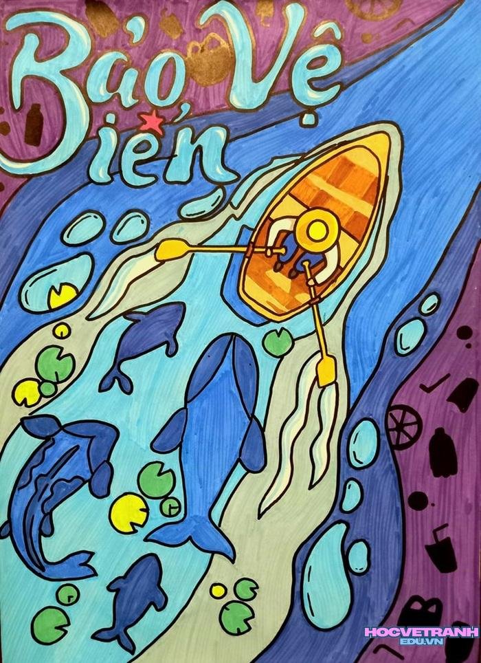 mẫu vẽ tranh cổ động sáng tạo