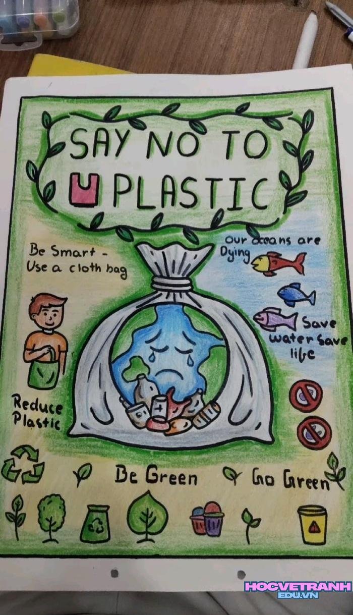 mẫu vẽ tranh cổ động trường học