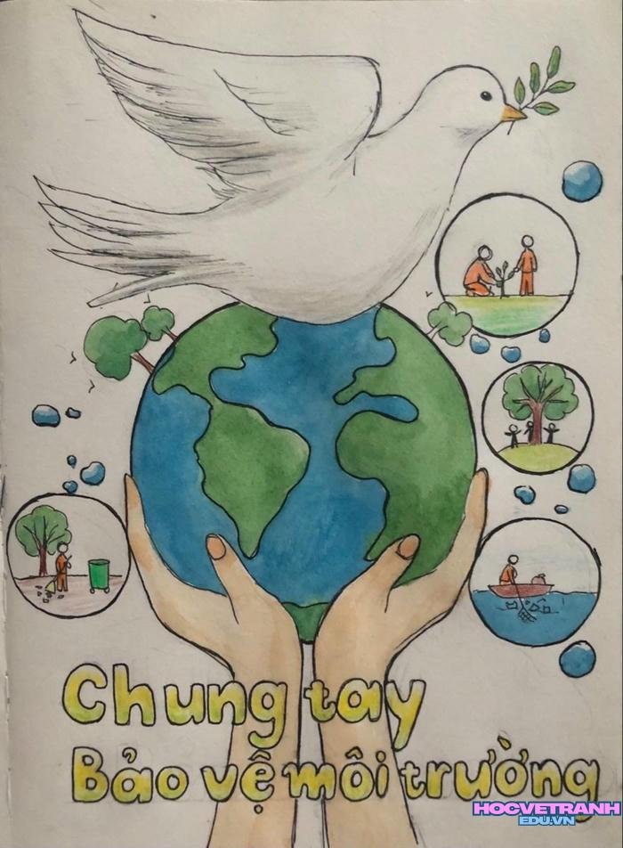 mẫu vẽ tranh cổ động tuyên truyền