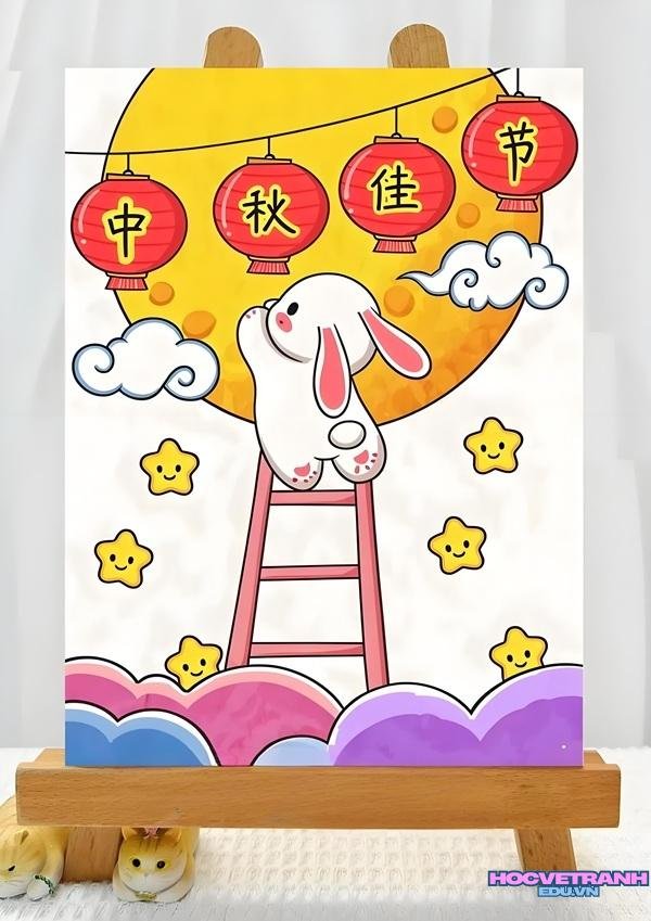 nét vẽ thỏ ngọc đơn