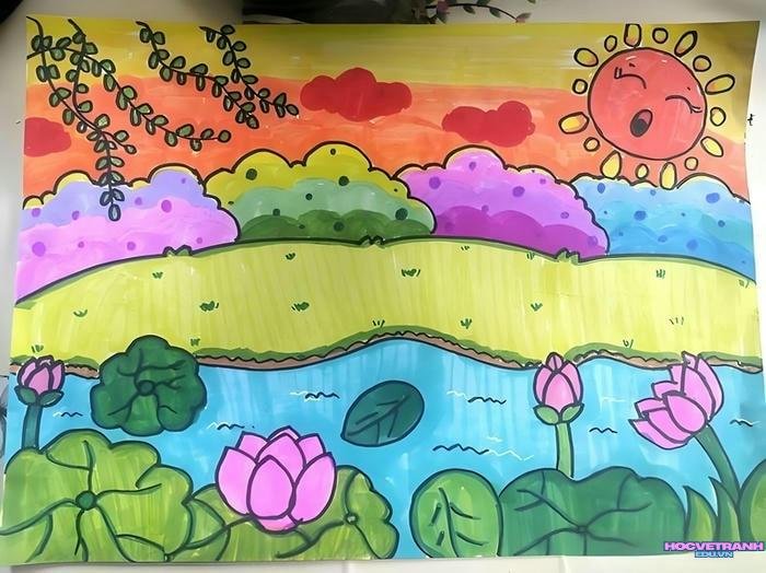 phong cảnh quê hương