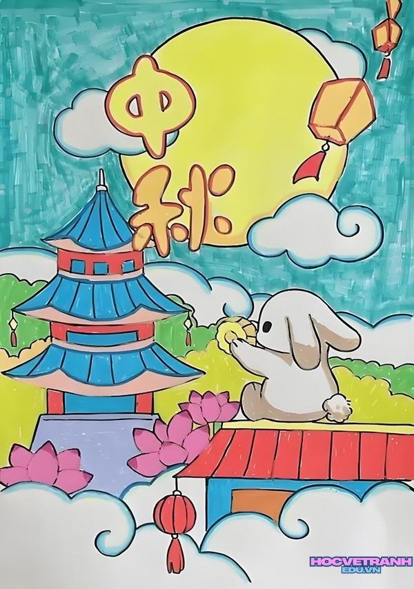 thỏ ngọc hoạt hình đẹp