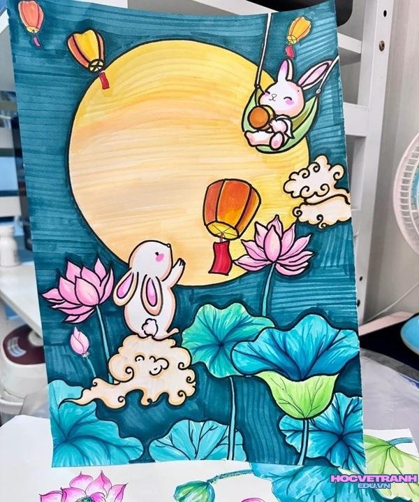 thỏ ngọc vui trung thu