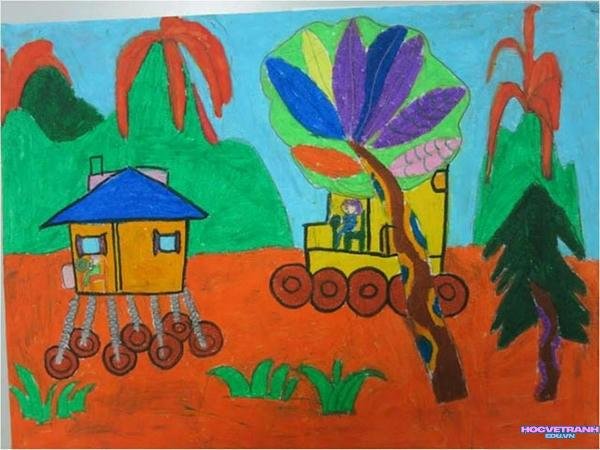 tranh bảo vệ môi trường ước mơ