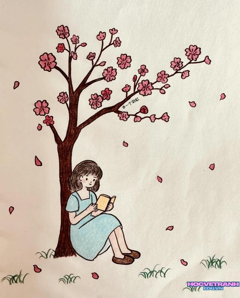 tranh bé học bài vui