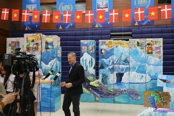 tranh bờ biển đan mạch