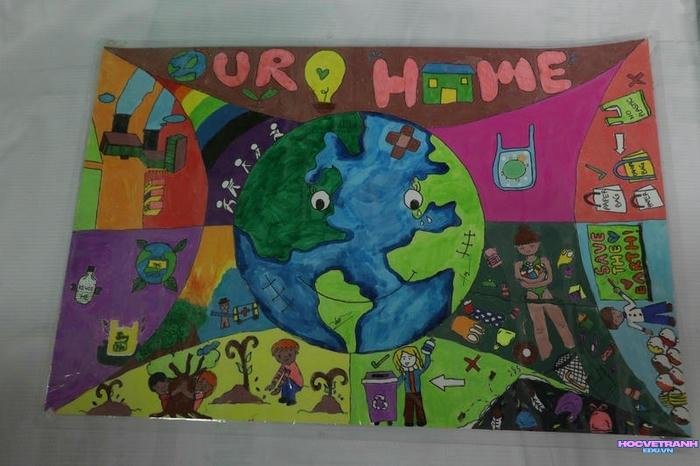 tranh cổ động lop 8