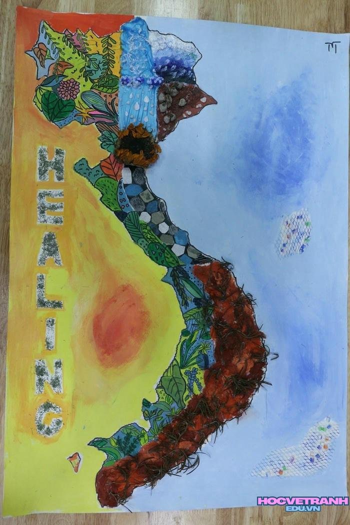 tranh cổ động lớp8