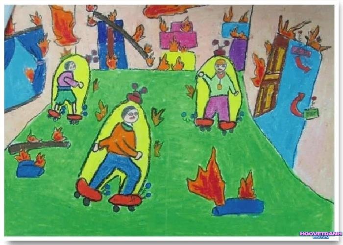 tranh cuộc sống muôn màu