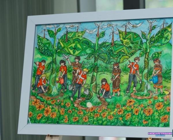 tranh đan mạch yên bình