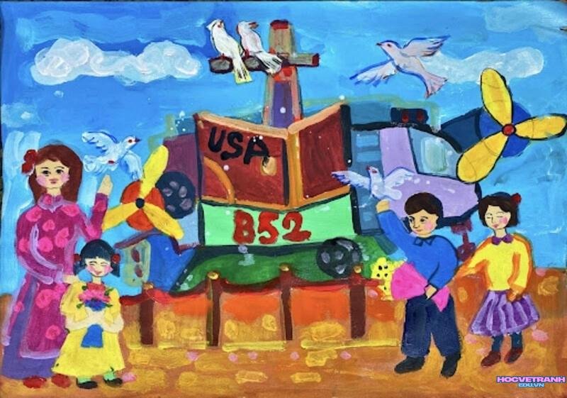 tranh di tích hoà bình