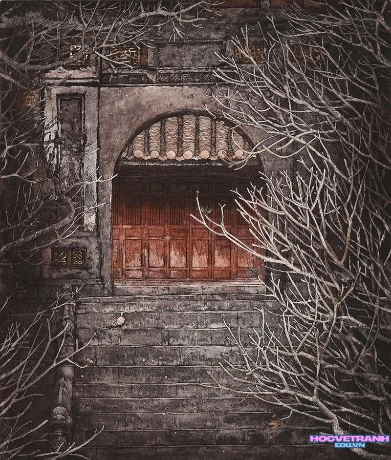 tranh đình làng việt nam