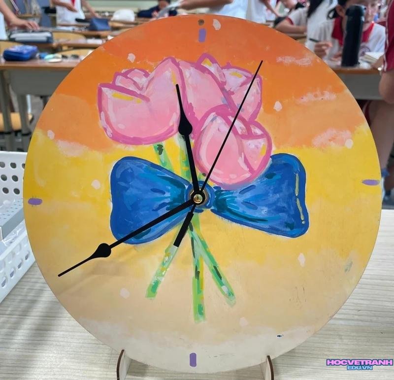 tranh đồng hồ rực rỡ