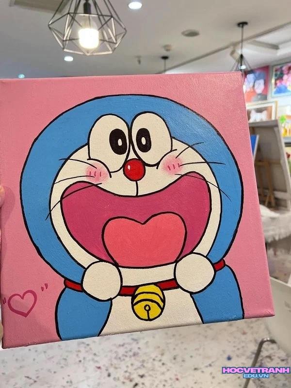 tranh doremon đỏ mặt