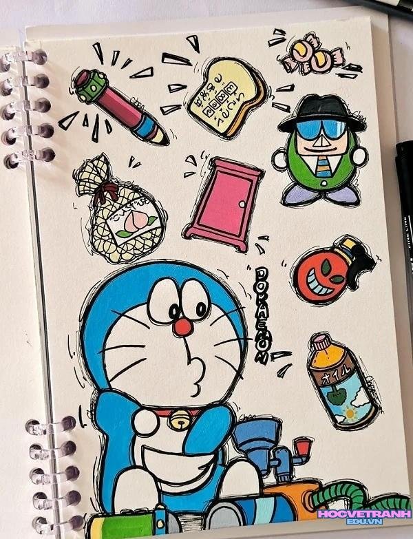 tranh doremon hoạt hình