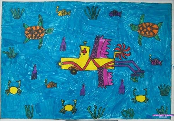 tranh đừng xả rác bừa