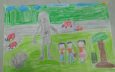 tranh em yêu bạn bè