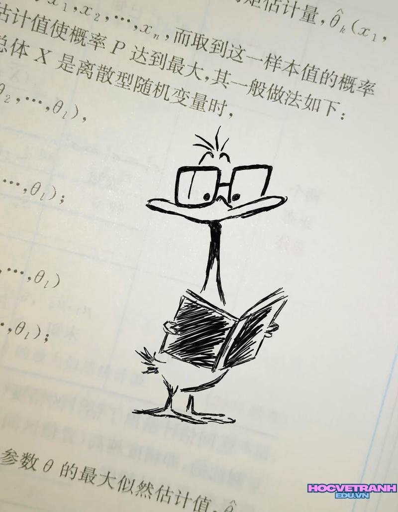 tranh góc đọc sách đẹp