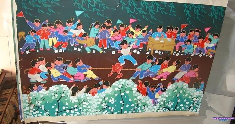 tranh không khí lễ hội