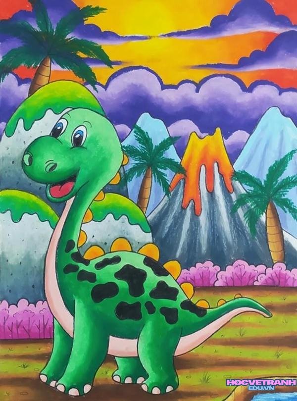 tranh khủng long nhỏ