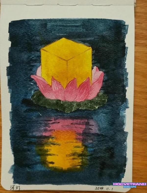 tranh lung linh hoa đăng