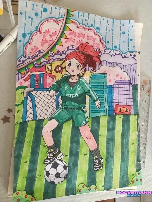 tranh lưới khung thành đẹp