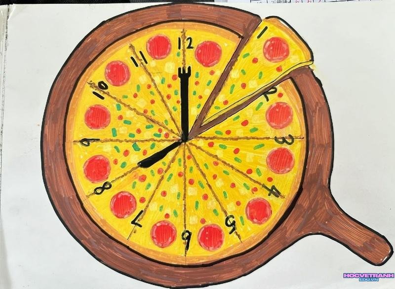 tranh nghệ thuật đồng hồ