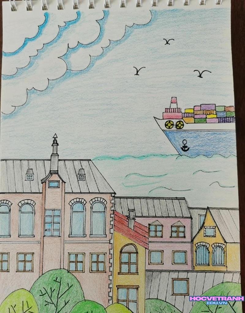 tranh phong cảnh biển