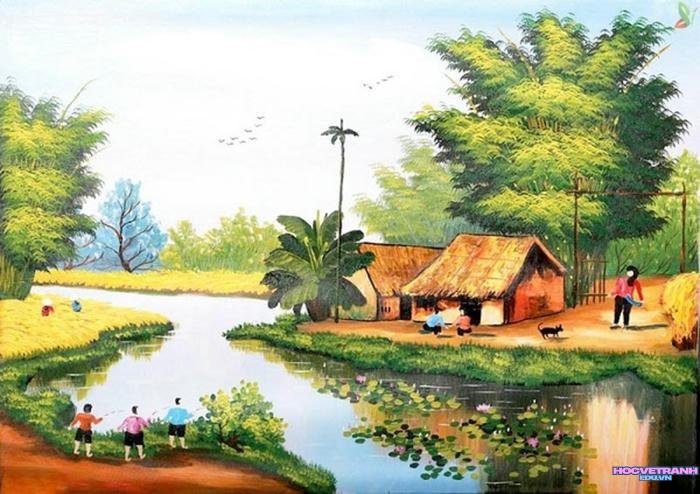 tranh phong cảnh hữu tình