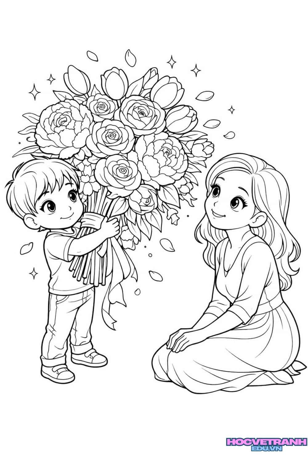 tranh tô màu 20 10 đẹp