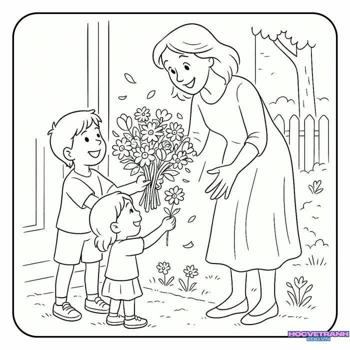 tranh tô màu 20 10 tình cảm