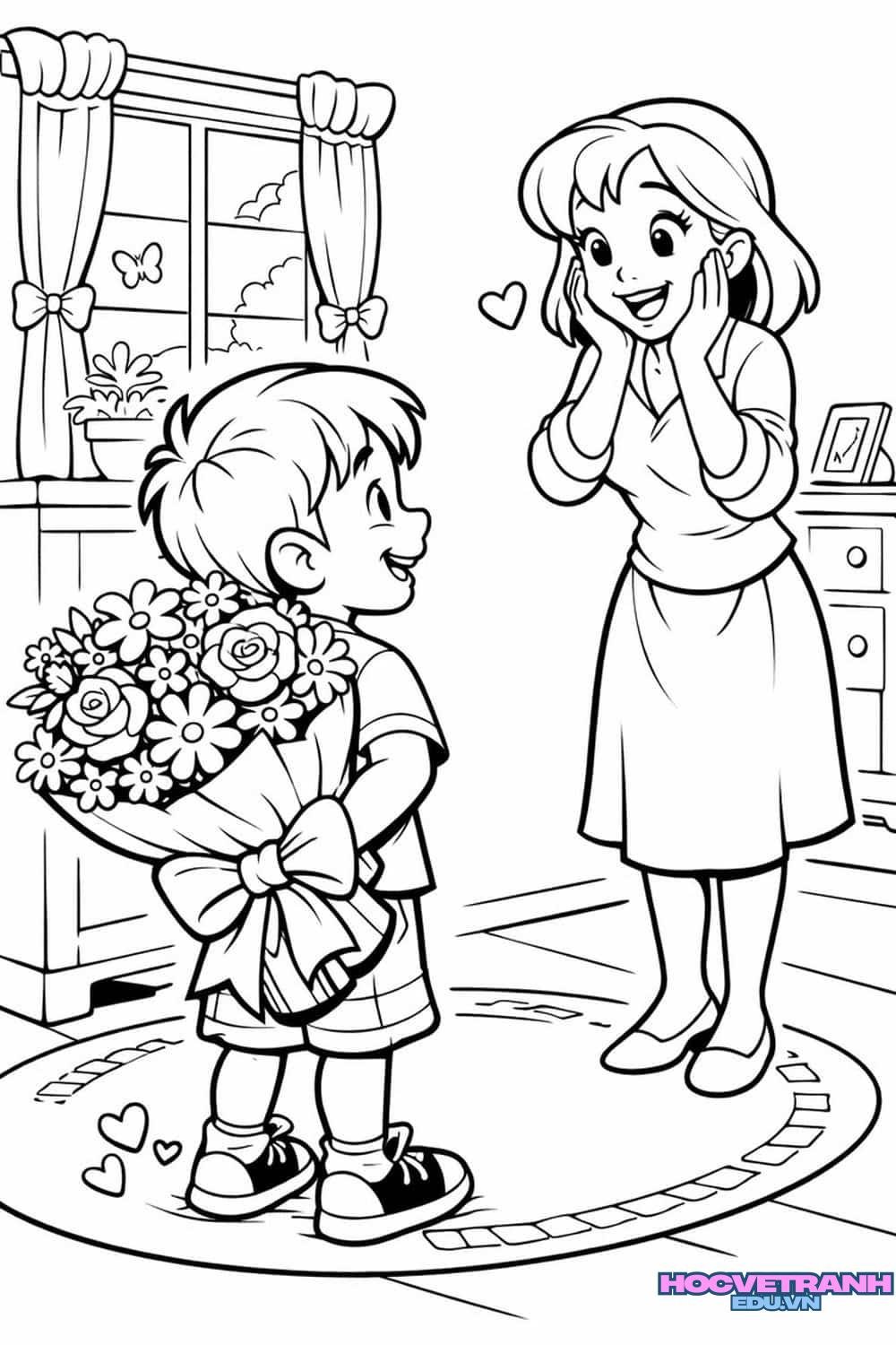 tranh tô màu 20 10 vui