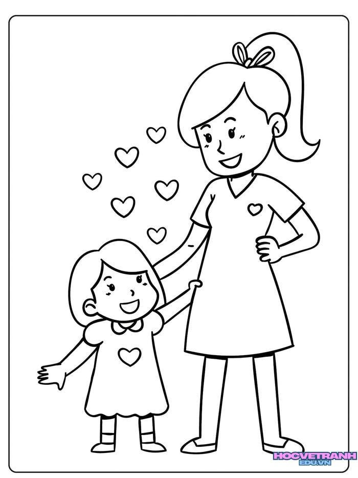 tranh tô màu 20 10 xinh nhất