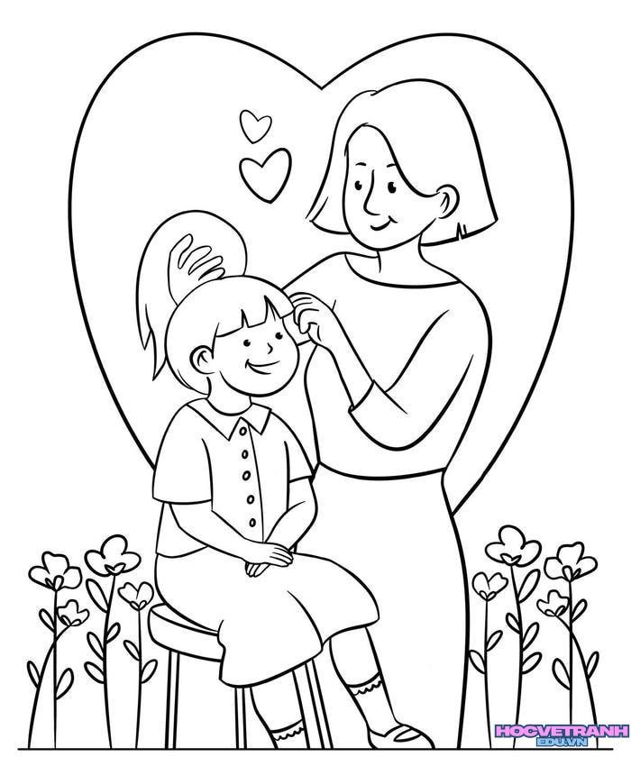 tranh tô màu 20 10 xinh