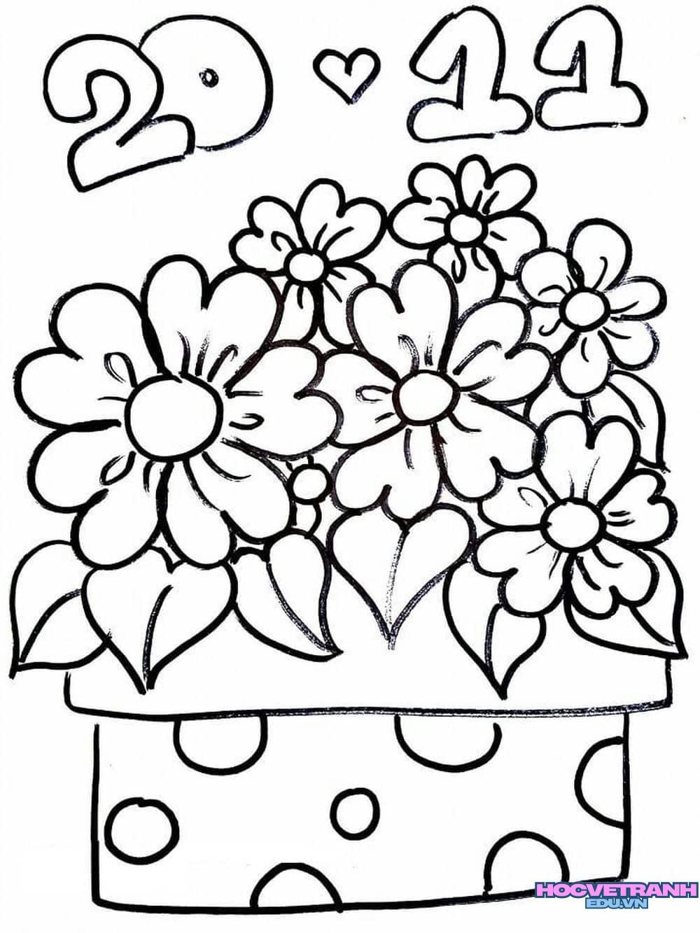 tranh tô màu 20 10 ý