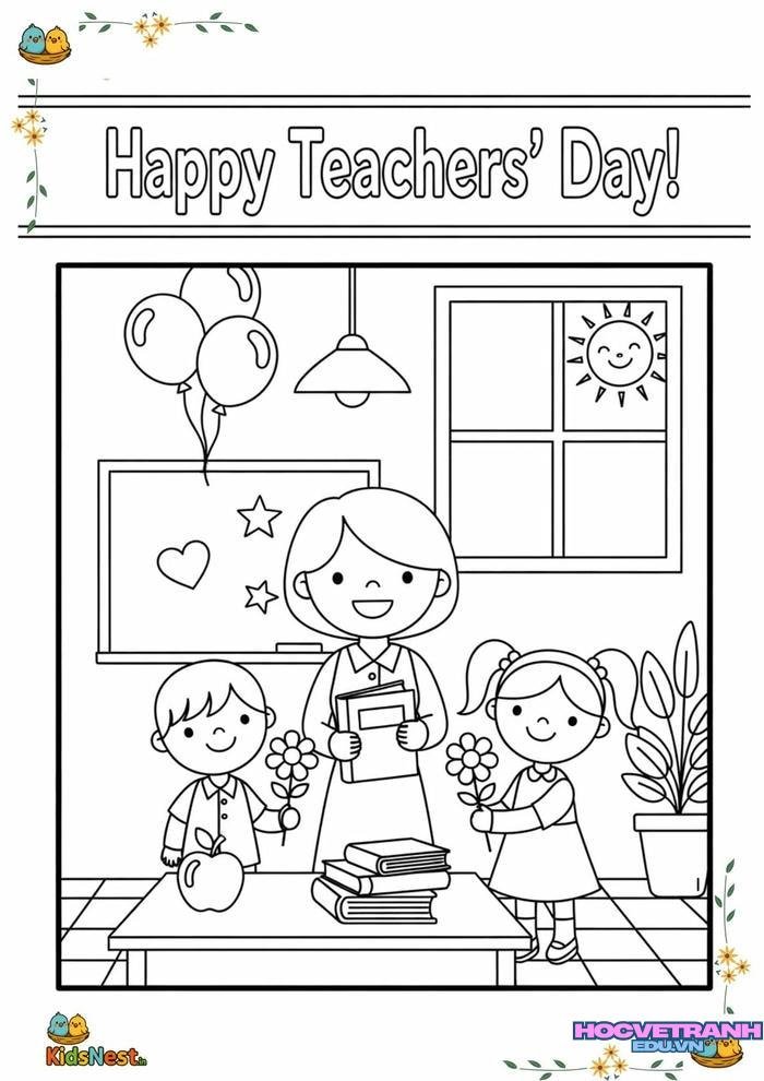 tranh tô màu 20 11 cực đẹp