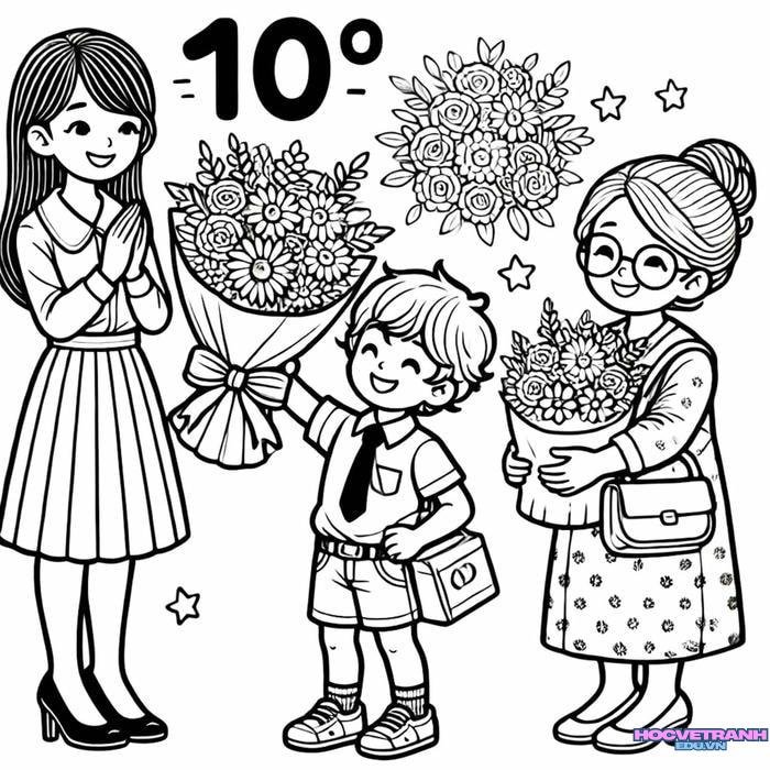 tranh tô màu 20 11 siêu đẹp