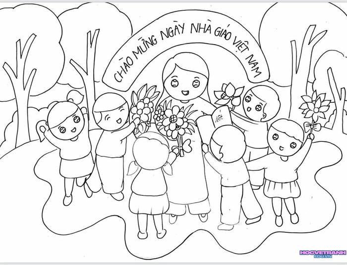 tranh tô màu 20 11 siêu ý nghĩa