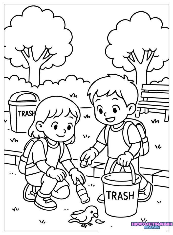 tranh tô màu bạn trai bạn gái cực đẹp