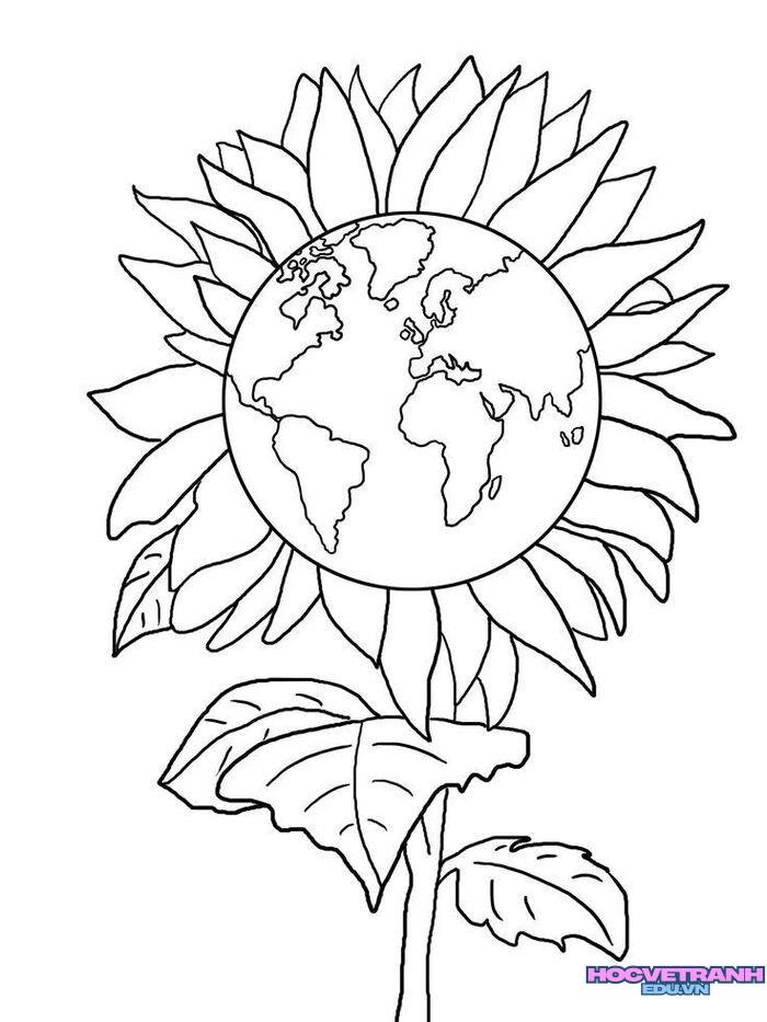 tranh tô màu bảo vệ môi trường 3s full