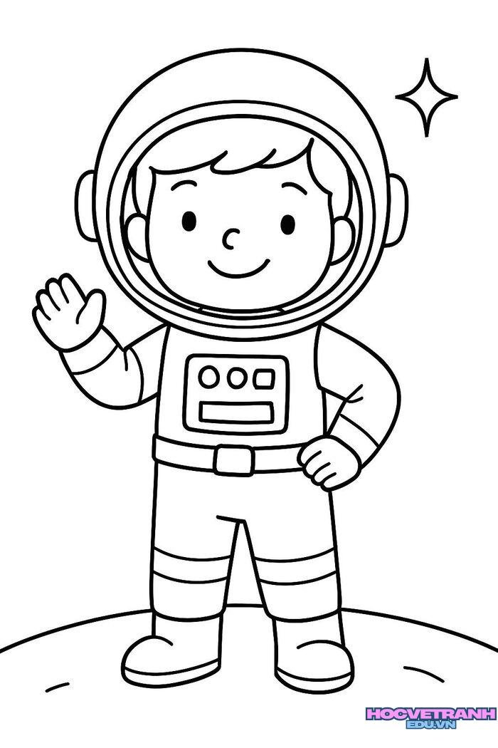 tranh tô màu bé trai đẹp hd full