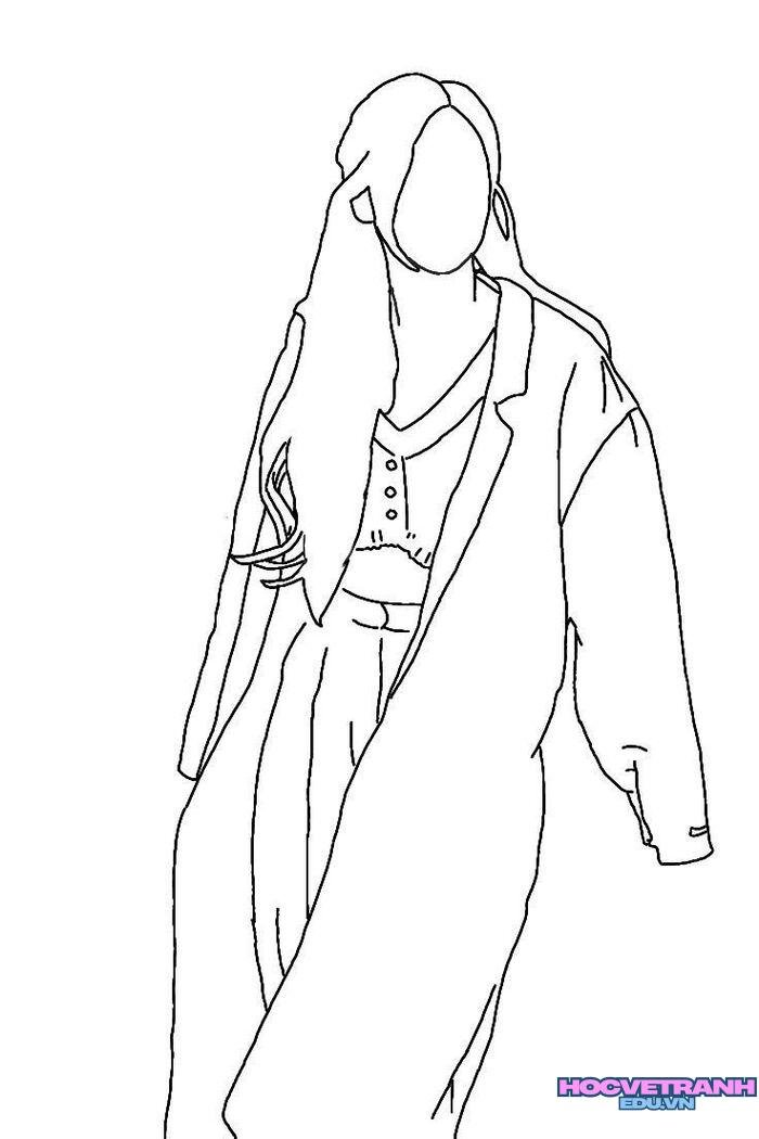 tranh tô màu blackpink chibi full hd