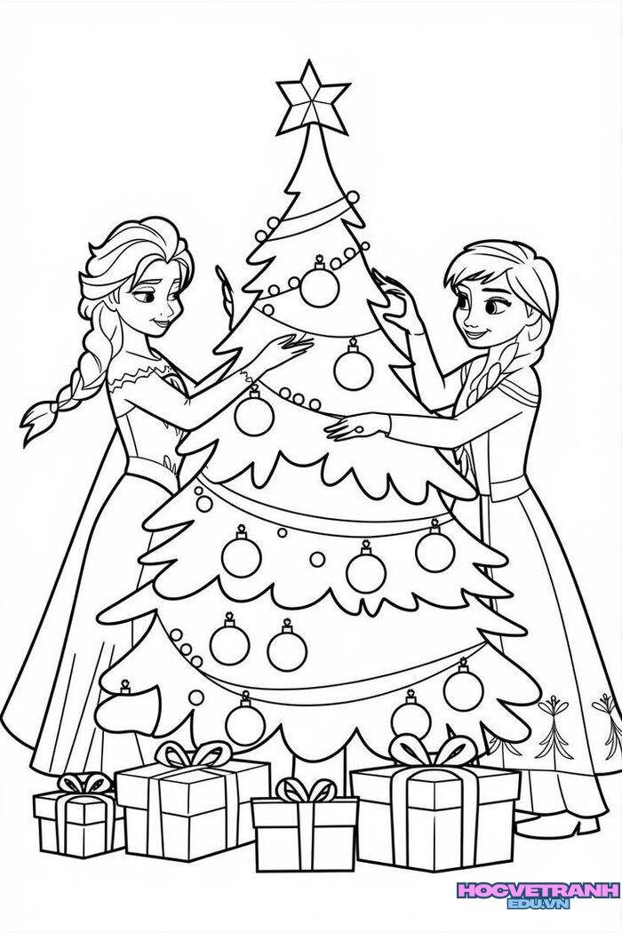 tranh tô màu búp bê 4s