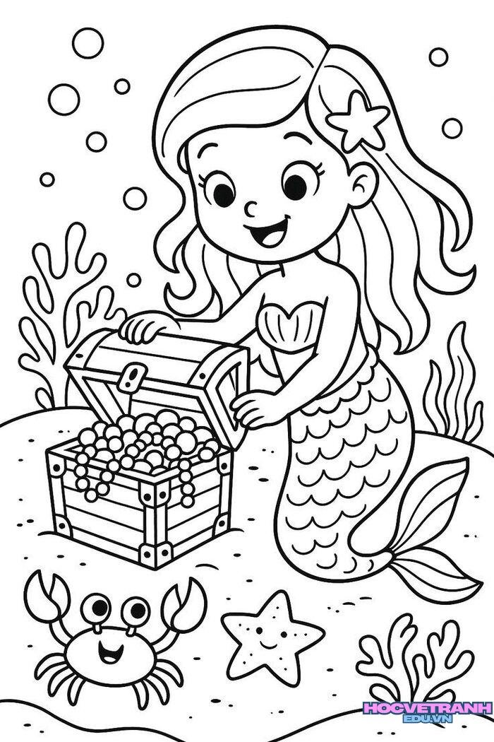 tranh tô màu búp bê 5d full