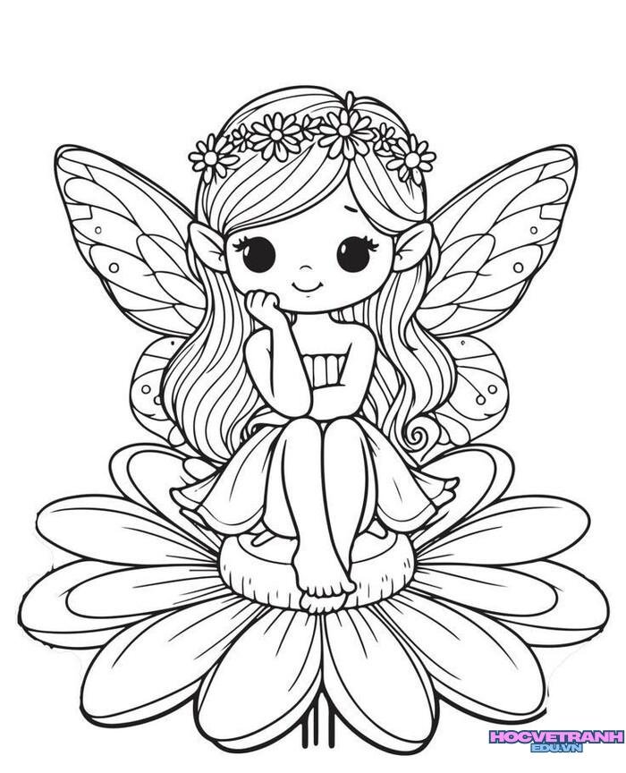 tranh tô màu búp bê giấy 3s full