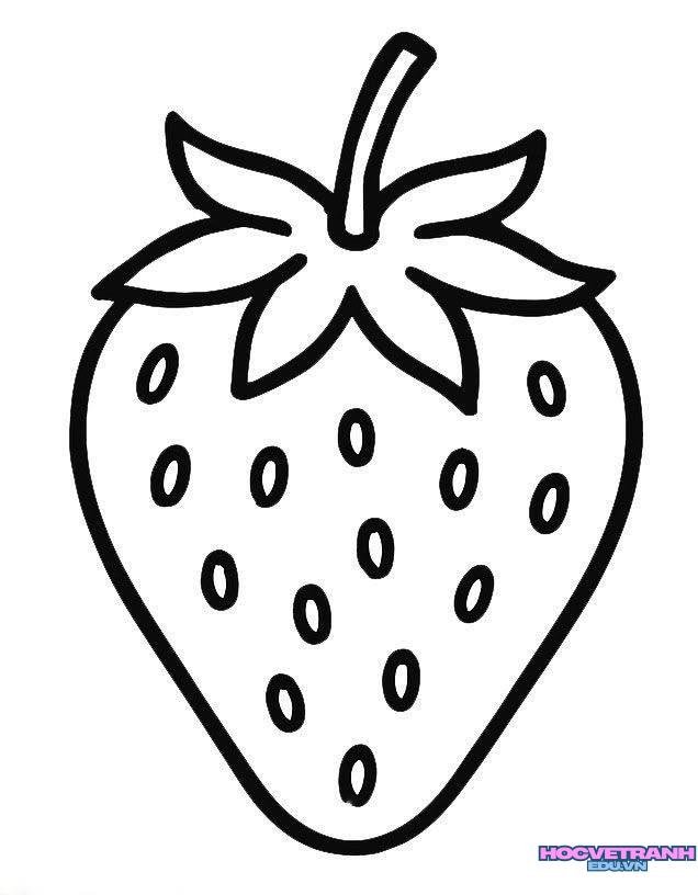 tranh tô màu cá mập cute