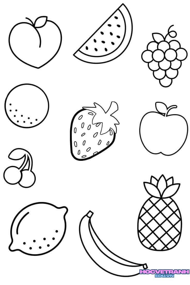 tranh tô màu cá mập dễ